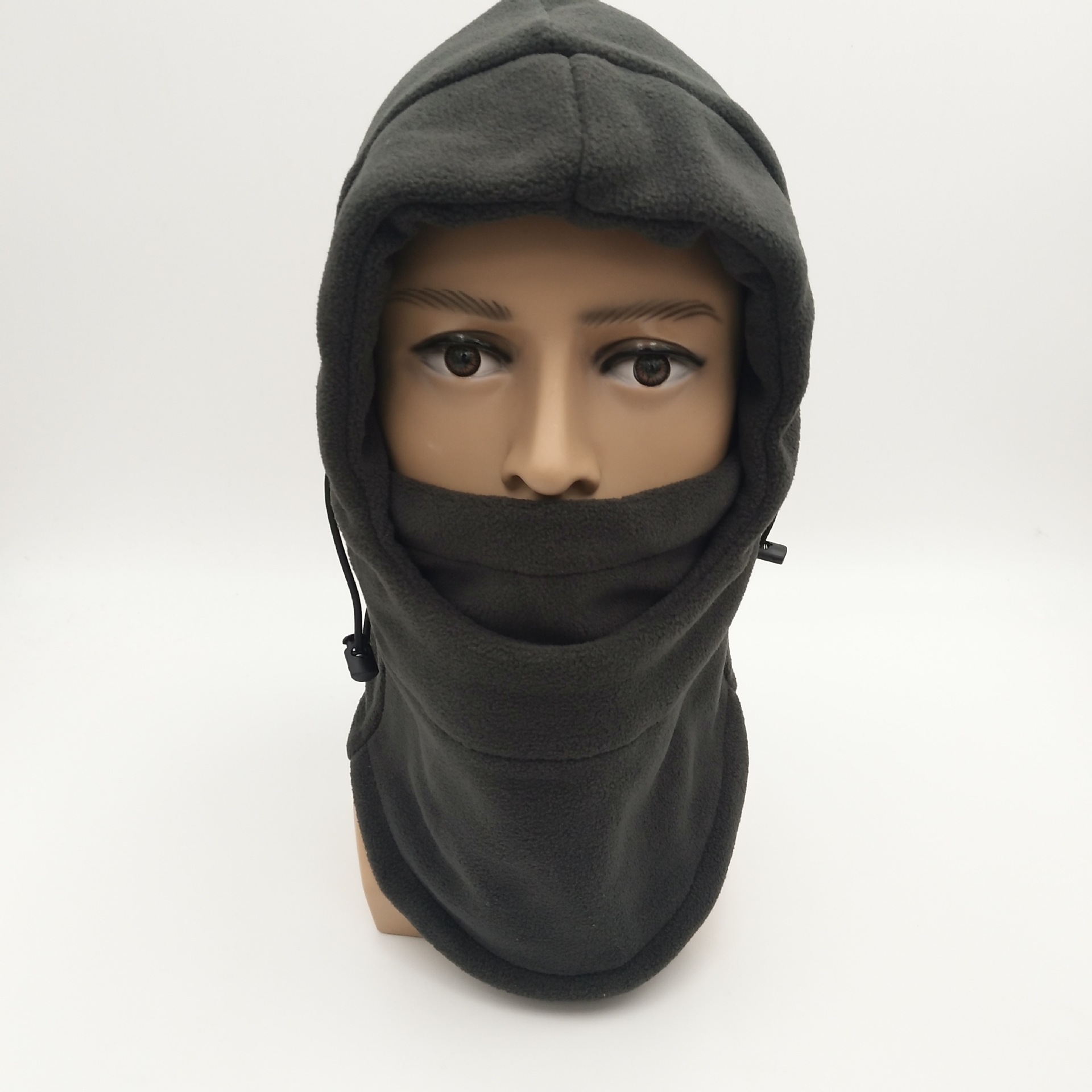 冬季户外骑行防风飞虎帽抓绒头套帽子面罩加厚保暖风雪帽口罩