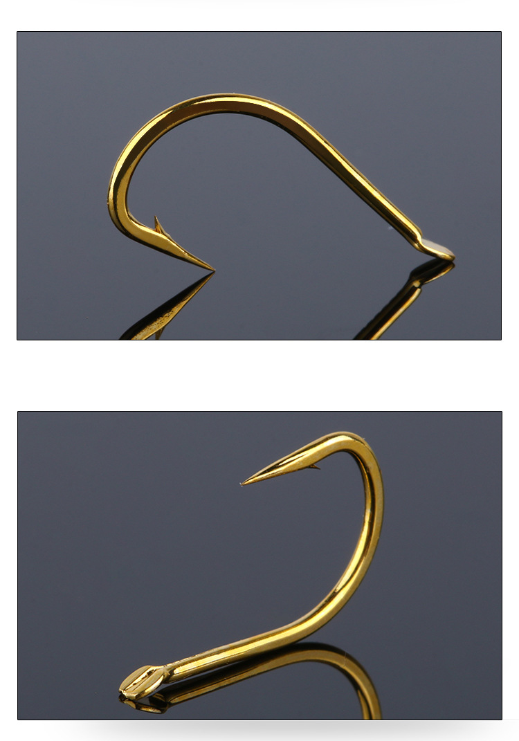 寒月刃日本原产伊豆双槽鱼钩 黑色有倒刺血槽线槽散装钓鱼钩批发