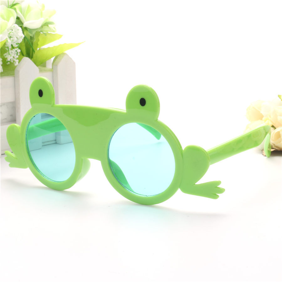 创意新款小青蛙造型派对眼镜童话动物青蛙王子演出节日搞怪道具