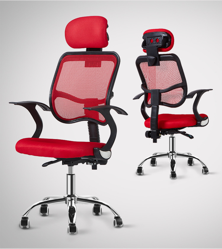 家具厂网布转椅带靠枕美容化妆椅面膜椅午休电脑办公椅休闲椅子