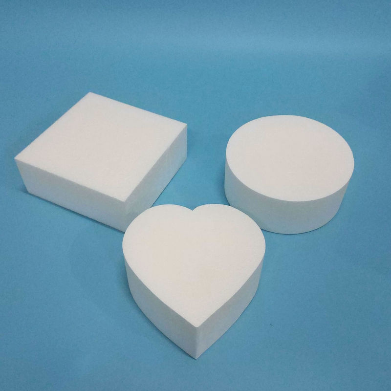 心形泡沫蛋糕模型 翻糖蛋糕裱花模具 假体泡沫蛋糕【4-8-12寸】