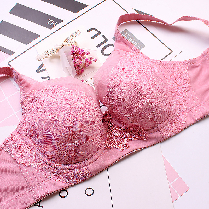 200斤可穿 大码文胸大罩杯胖mm全罩杯薄模杯聚拢调整型c杯d杯胸罩