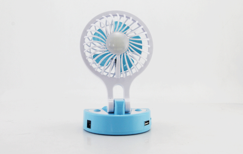 充电 派力德 折叠迷你风扇 风扇usb 带可调节护眼小夜灯充电多功能