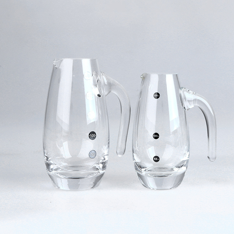 厂价热销人工吹制水晶料白酒分酒器无铅玻璃小扎壶高档公杯酒壶