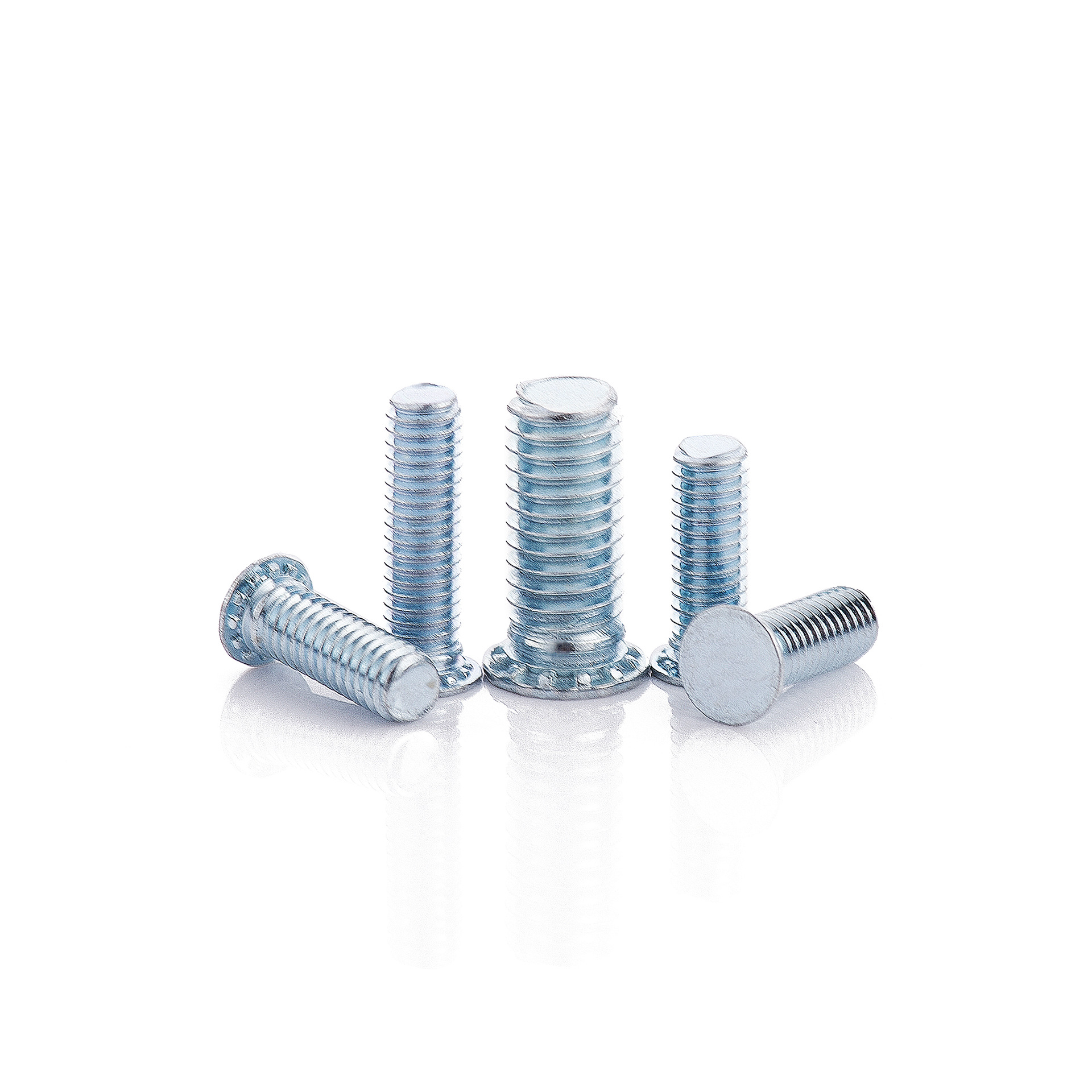 fh碳钢蓝白锌压铆螺丝铆钉螺丝压铆螺钉压铆螺栓m3/m4/m5/m6/m8