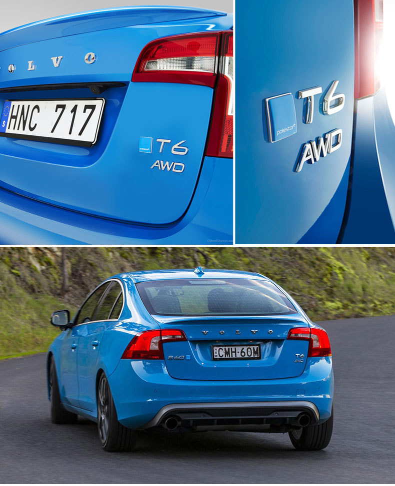 汽车volvo沃尔沃车贴s60v60s80xc60xc90改装北极星车标中网标尾标