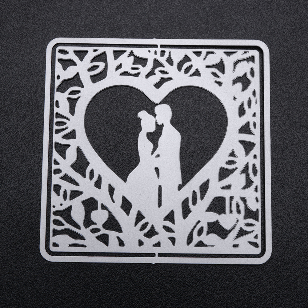 浪漫情侣diy刀模 碳钢刀模 金属切割刀模模板h216