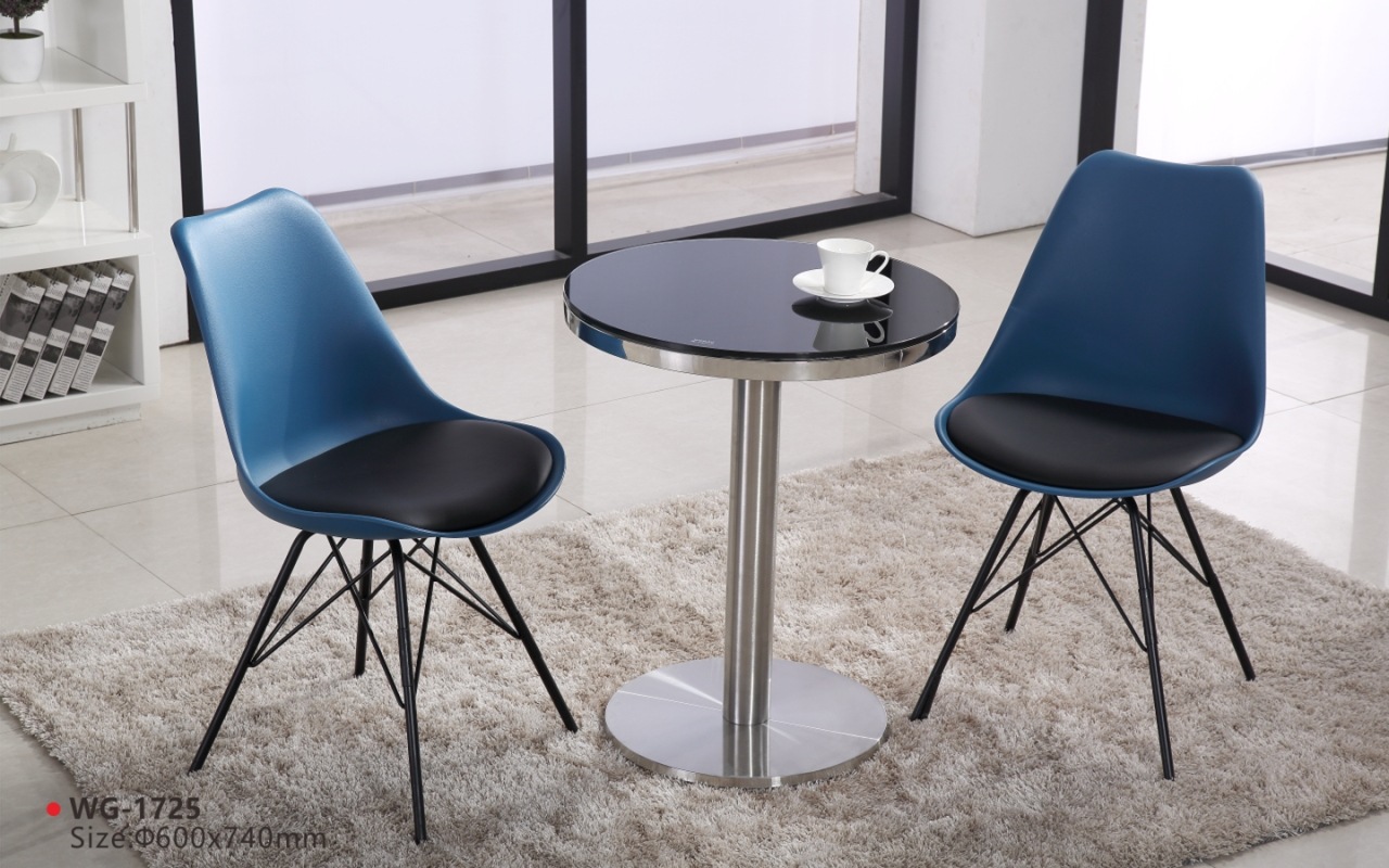 现货发售 多功能创意桌椅 圆形洽谈桌 洽谈椅 钢化玻璃茶几