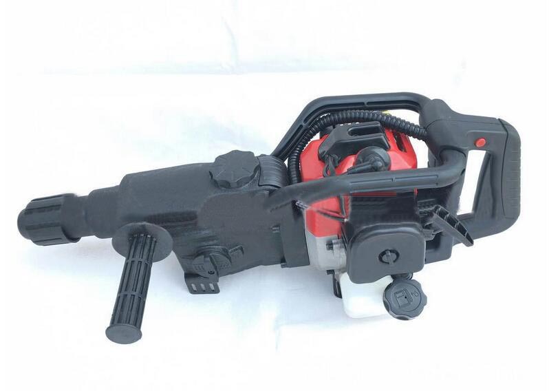 手持式汽油动力钻孔机 多功能冲击式锤钻两用机 建筑专用冲击镐