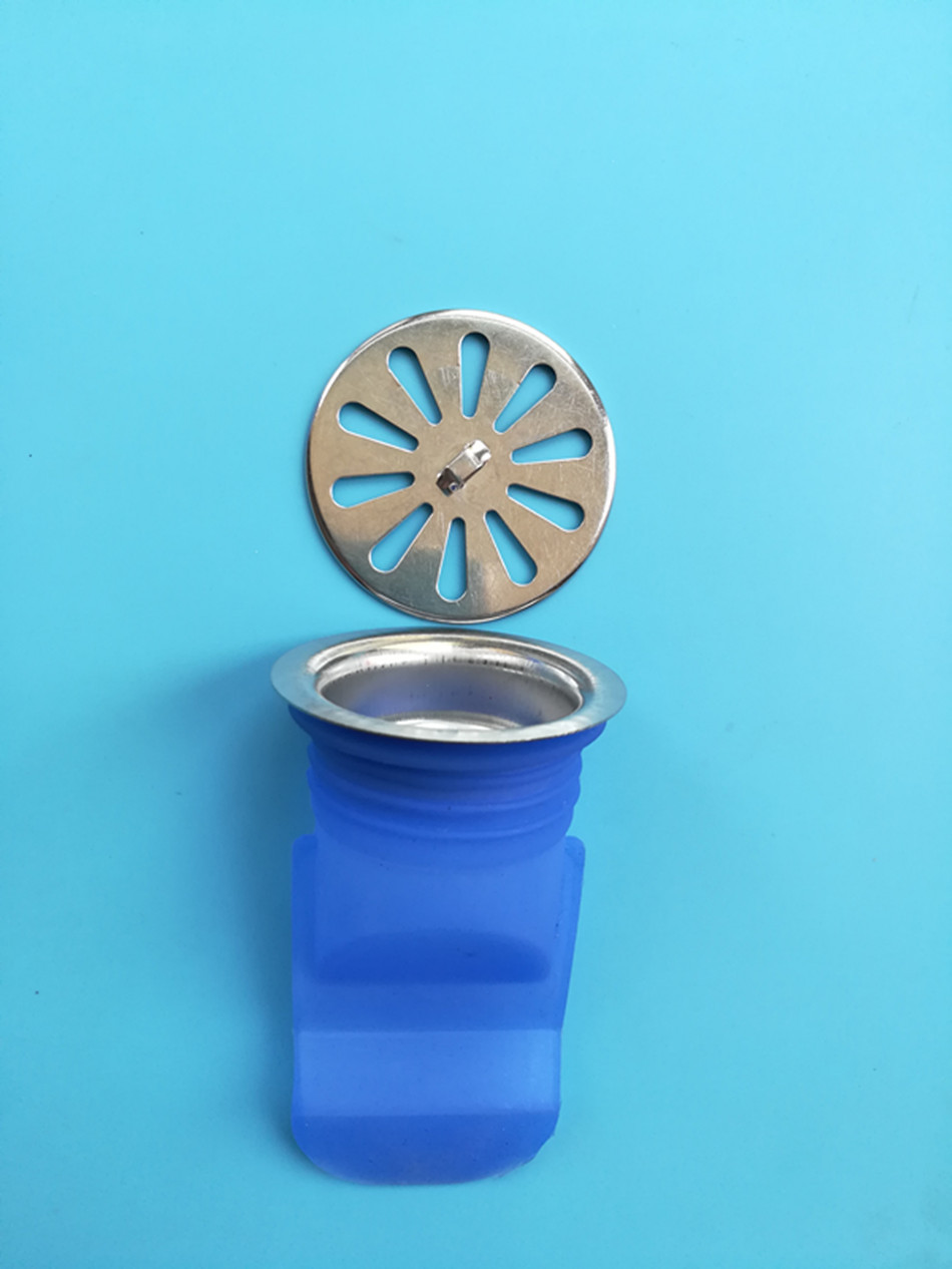 厂家直销硅胶地漏芯 批发直销定制塑料芯304不锈钢地漏 地漏防臭