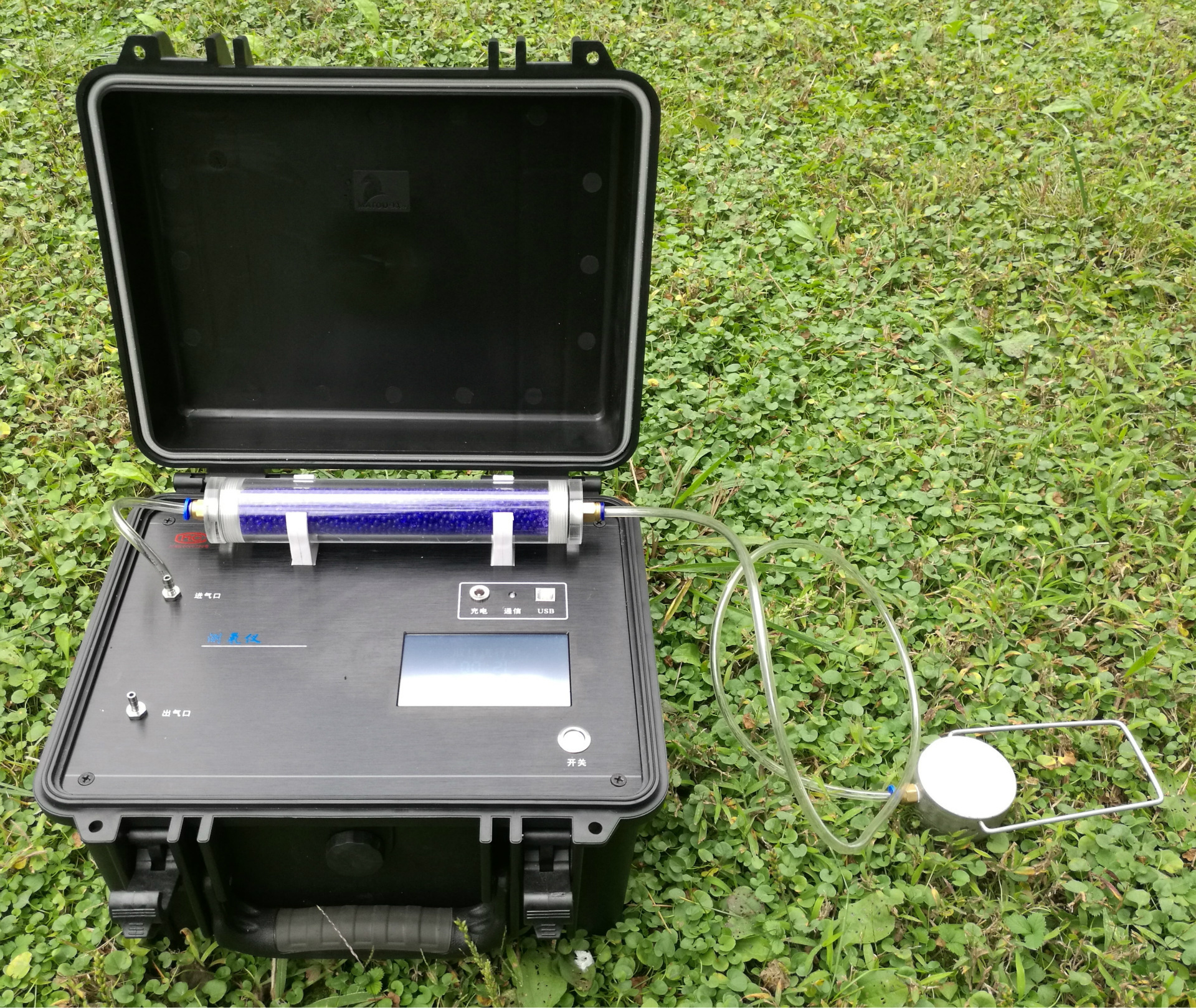 配件装箱约10(kg)尺寸327×282×218(mm)测量精度≤±10%测量对象氡气