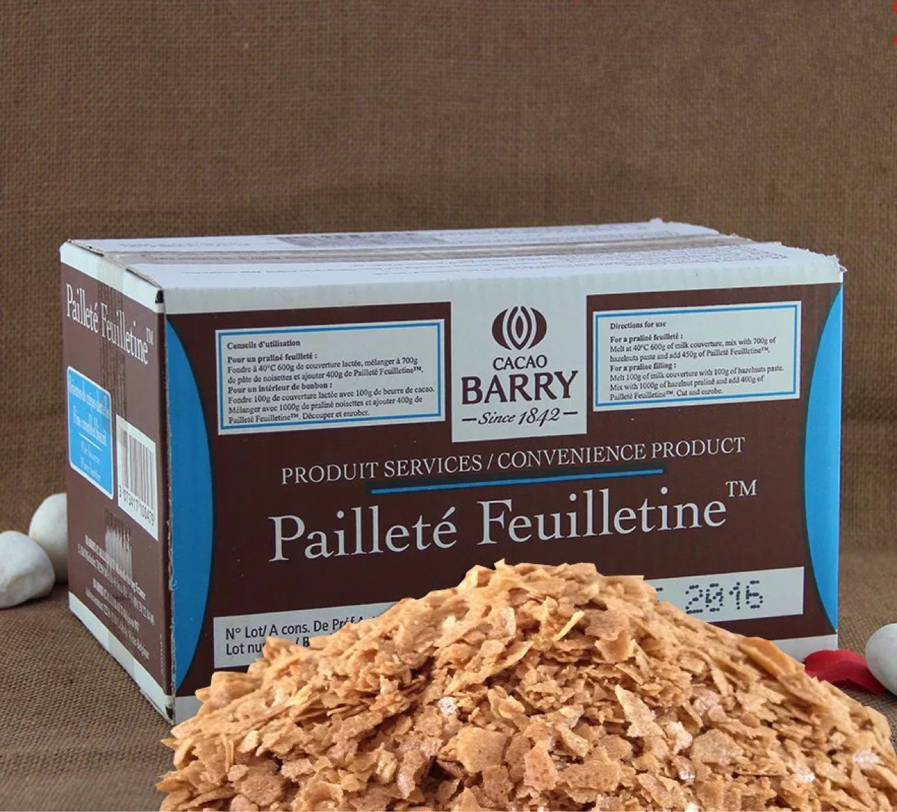 法国进口 可可百利薄脆片 黄油薄脆片 2.5kg