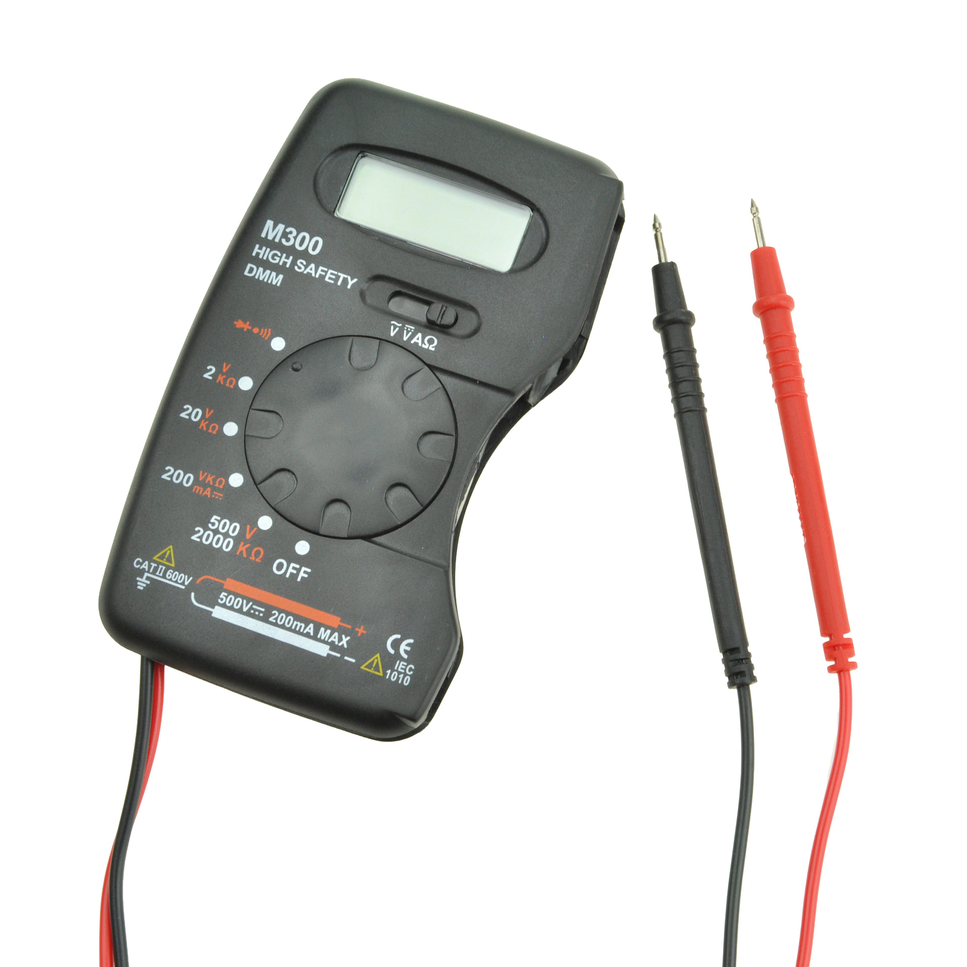 mini 掌上型数字万用表 万能表 multimeter m300 带蜂鸣测量