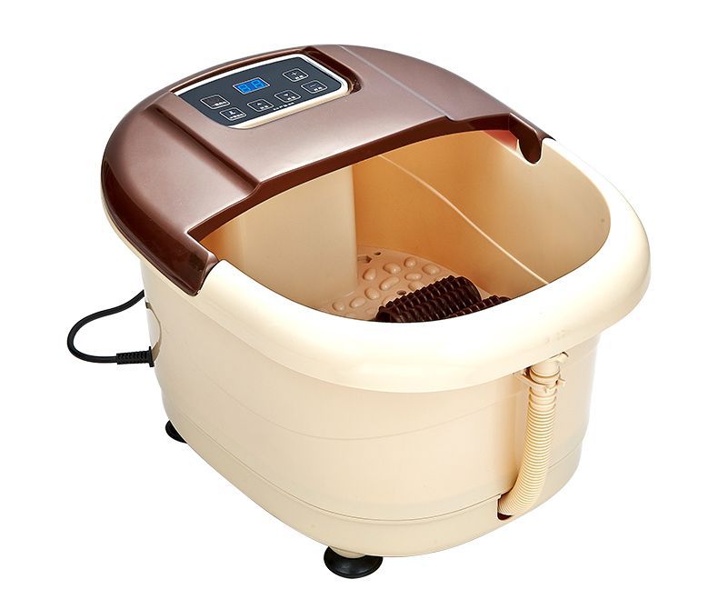 港德 足浴盆 全自动泡脚桶冲浪按摩洗脚盆老年人脚部按摩足浴器