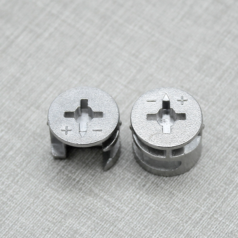 厂家直销 十一轮 三合一家具五金配件锁扣 合金饼扣 定制批发