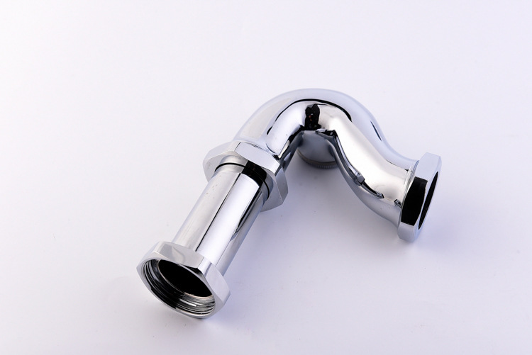 厂家直销全铜p弯下水管 0.5厚管入墙式下水管 厂家直销 外贸出口