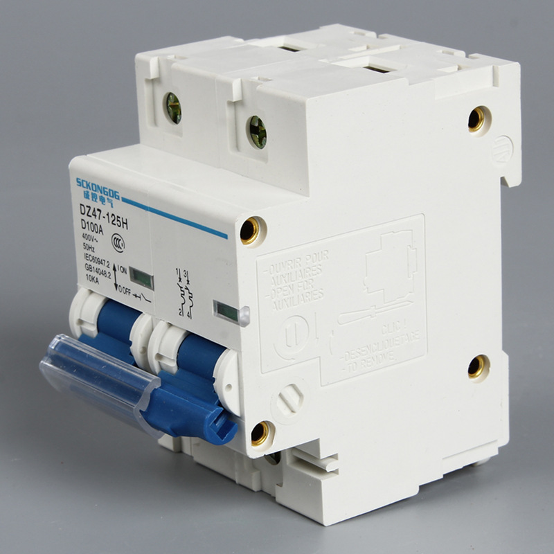 dz47-125 微型断路器100a2p小型断路器 高分断断路器100a空气开关