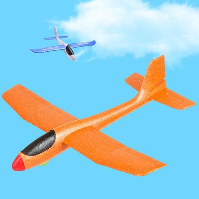 大型特技飞机68cm手抛泡沫飞机epp航模玩具耐摔地摊儿童拼装模型