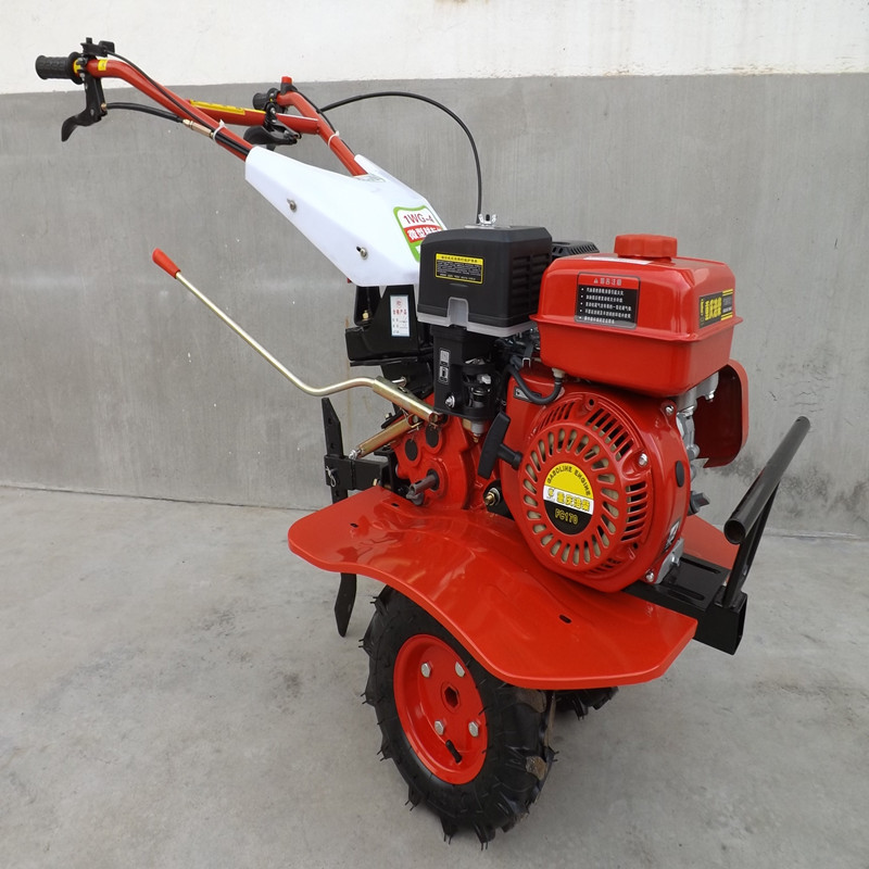 微耕机汽油微耕机小型松土机旋耕起垄除草开沟柴油耕地机