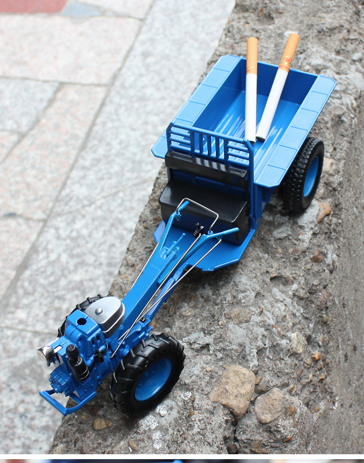 华丰c11大拖拉机家居办公室装饰摆件台式充气明火打火机厂家直销