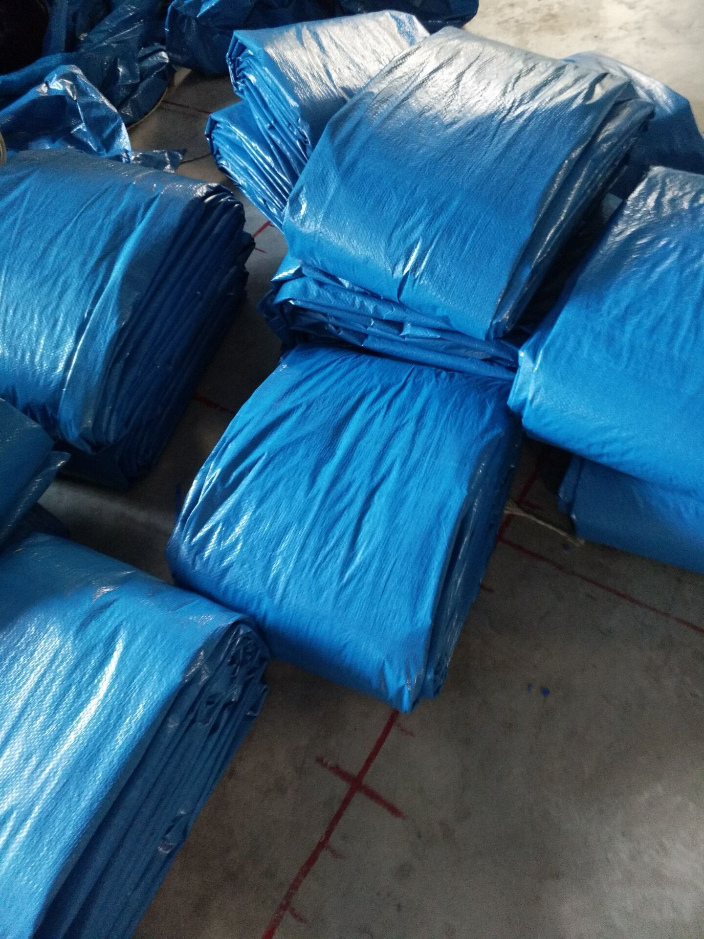 pe篷布双蓝厂家直销篷布防雨防晒布防水布大棚货车用布货场装修