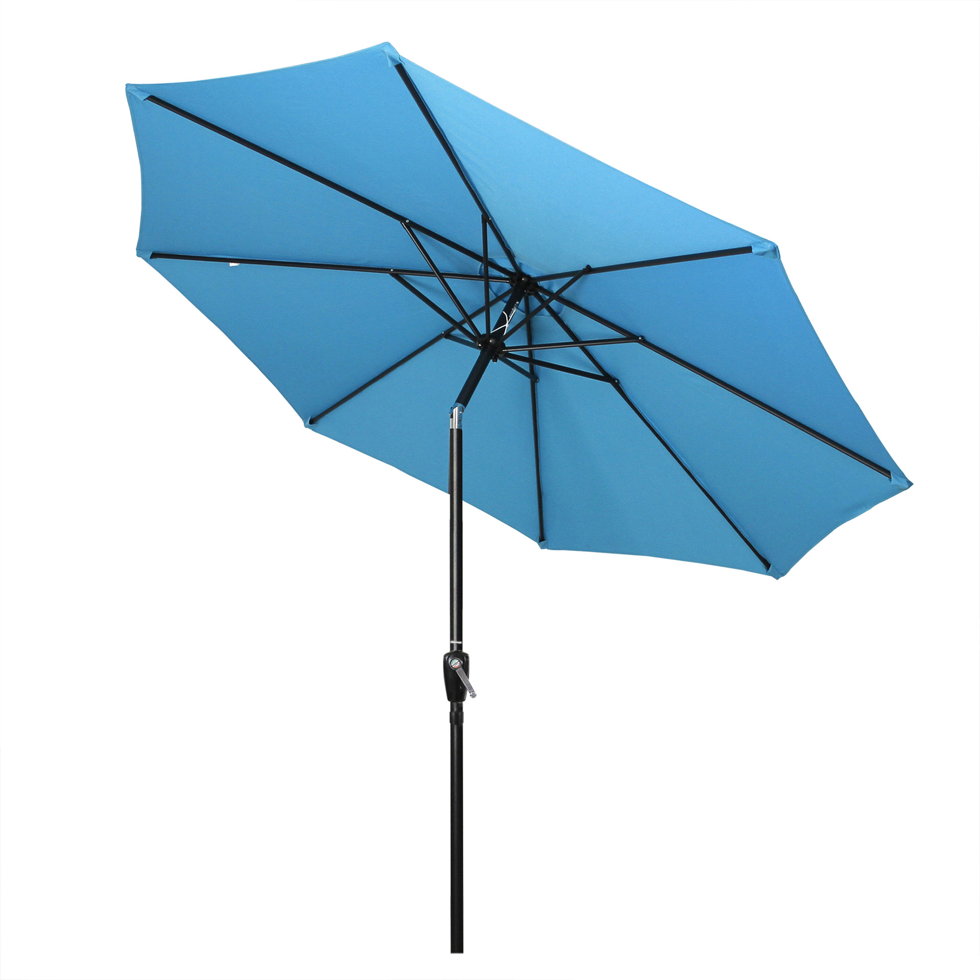 厂家热卖定制圆形摇手伞户外遮阳伞花园阳台太阳伞摆摊伞可印logo