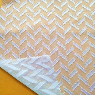 多款新品仿真丝雪纺提花剪花面料 女装裙装布料 按实际花型报价