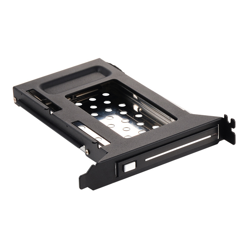 机箱pci槽位2.5寸硬盘盒 sata硬盘抽取盒pci扩展硬盘抽拉盒免工具