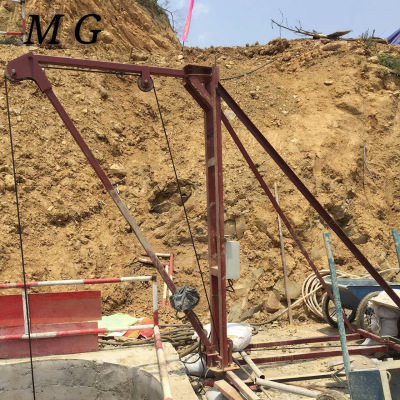 精品展示明工 重庆哈儿机 挖桩用小型吊运机 摩擦桩吊机 哈儿吊