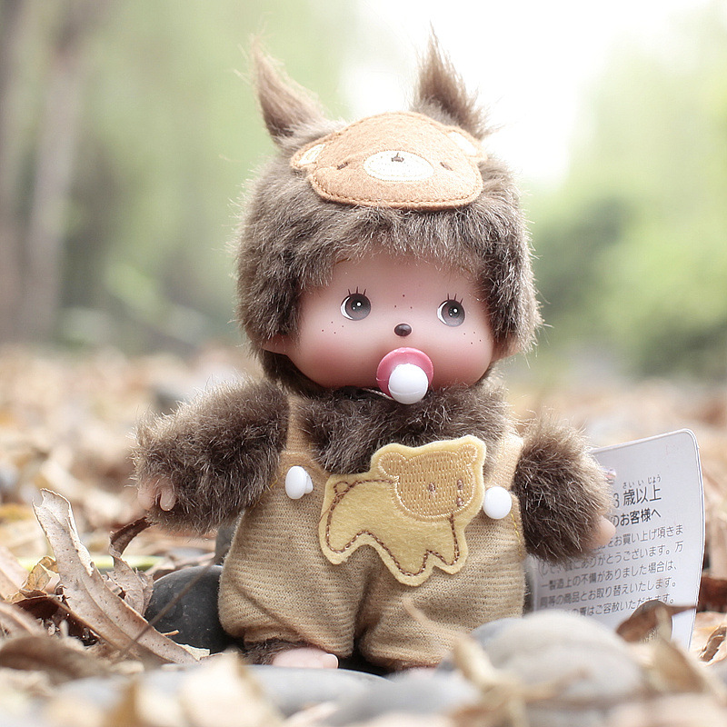 厂家批发 15cm蒙奇奇公仔毛绒玩具 高档精品抓机小娃娃萌琪琪玩偶