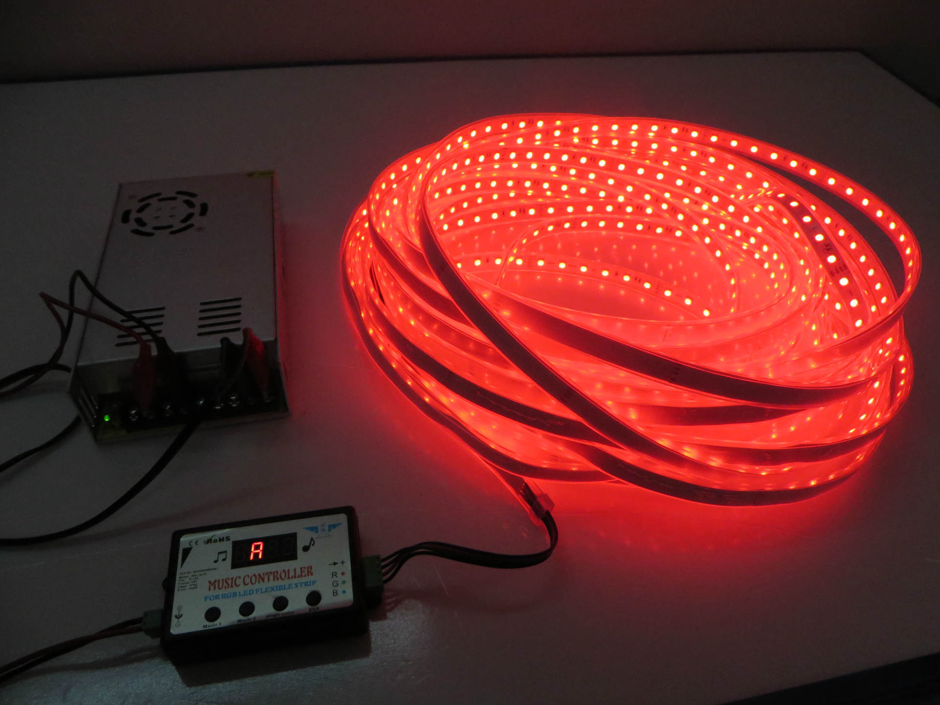 专利20米音乐声控灯带面世了