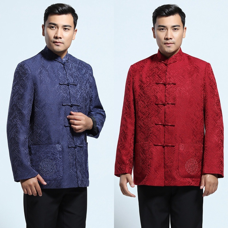 唐装男长袖秋冬款