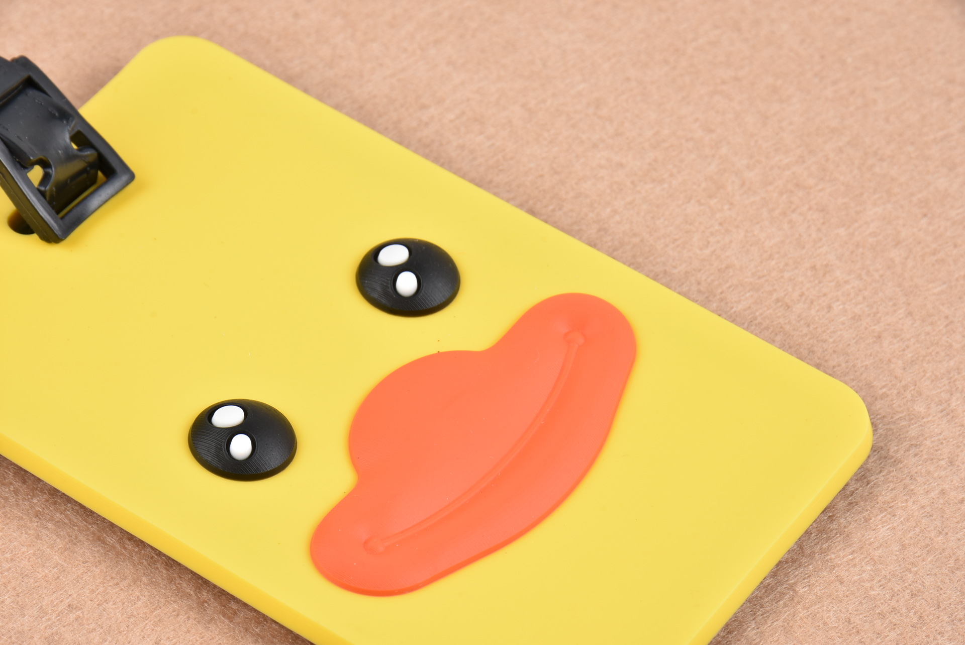 爆款卡通鸭嘴pvc行李牌 硅胶旅行牌 pu行李箱牌 登机牌 箱包配件