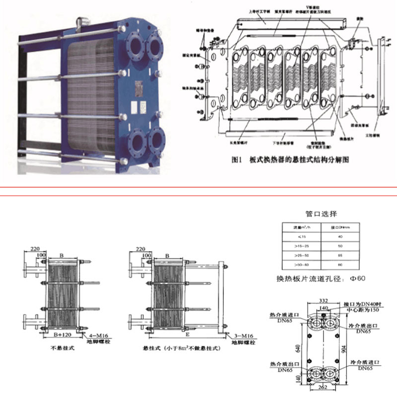 板式换热器小区供暖锅炉用蒸汽换热器-一铭-可拆板式换热器