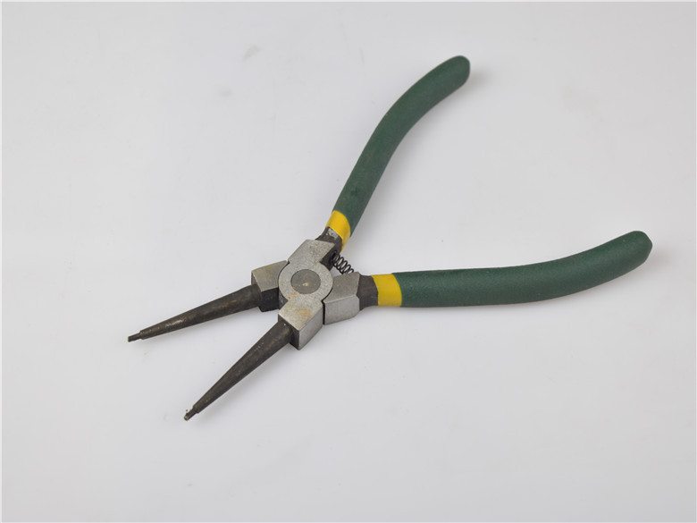 7寸卡簧钳 临沂五金工具批发内直卡簧钳 直嘴轴用挡圈钳 量大可议