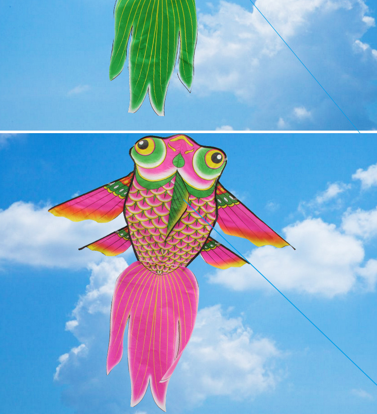 3米儿童三角金鱼风筝易飞厂家直销量大包邮