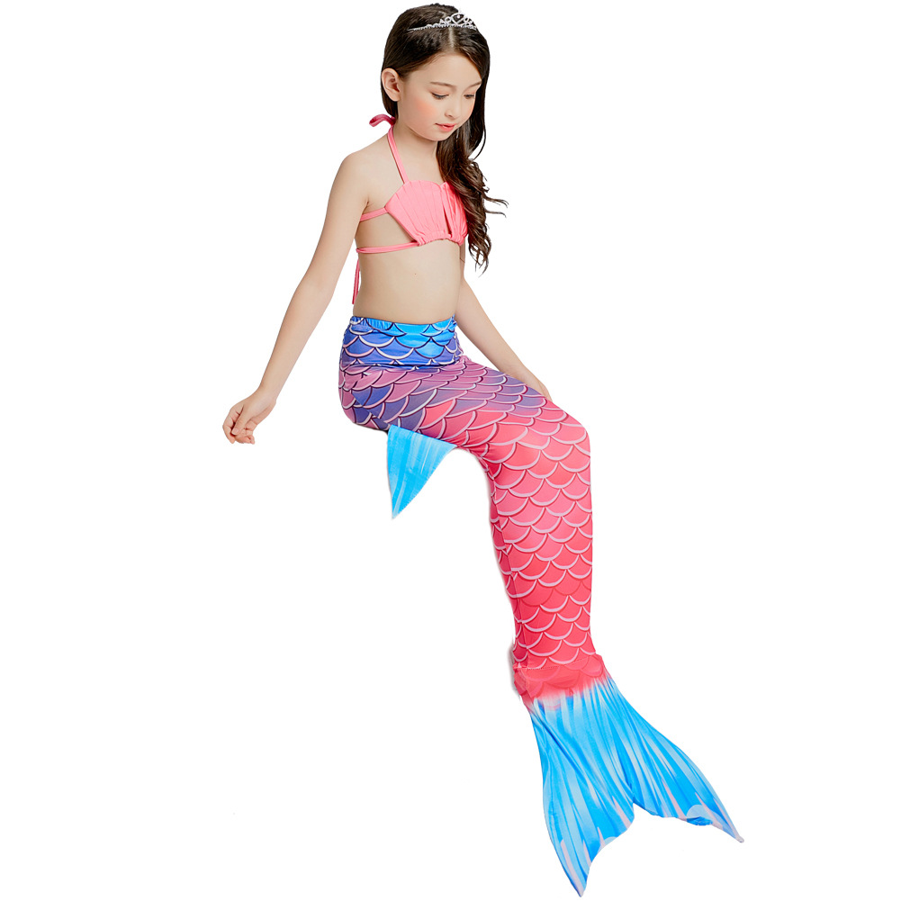 美人鱼 儿童泳衣 女童比基尼 美人鱼泳衣 外贸童装 女童分体泳衣