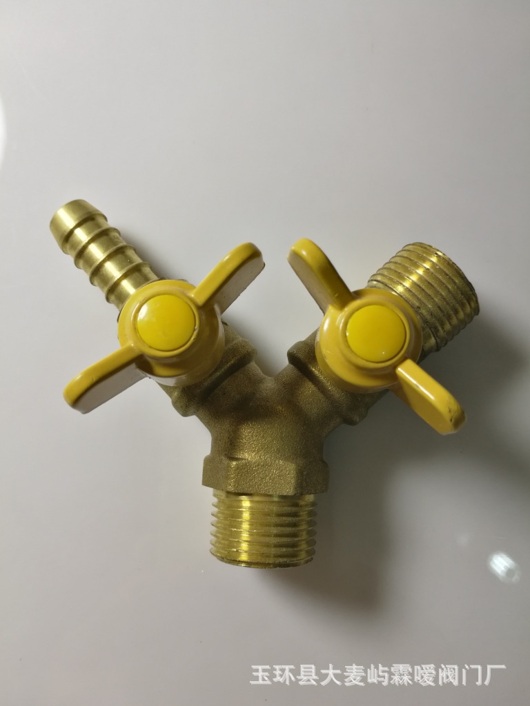 霖嗳阀门天燃气专用三通阀门 内丝外丝 三通快开煤气阀 4分燃气