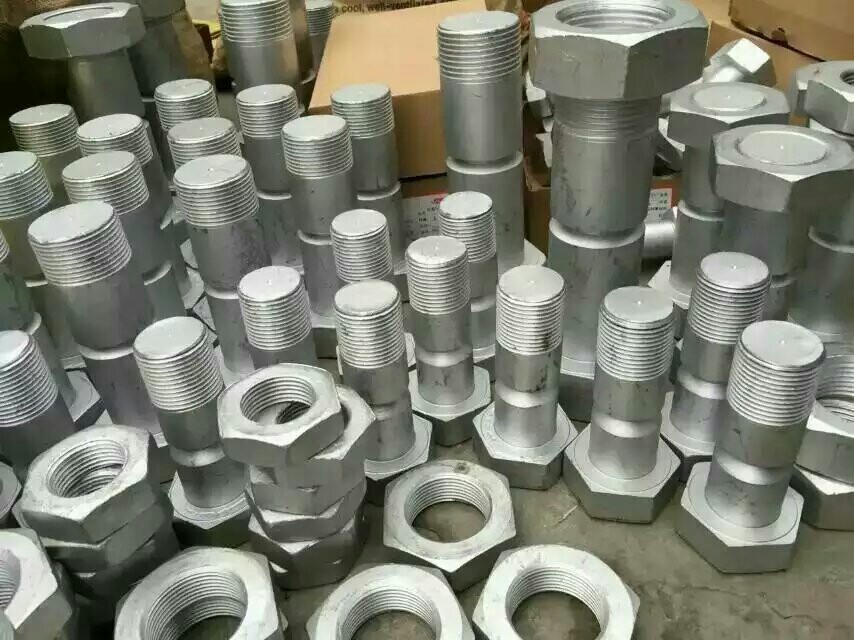 超大螺栓螺母 定做各种高强度异形件 八角螺母活节台阶螺丝12.