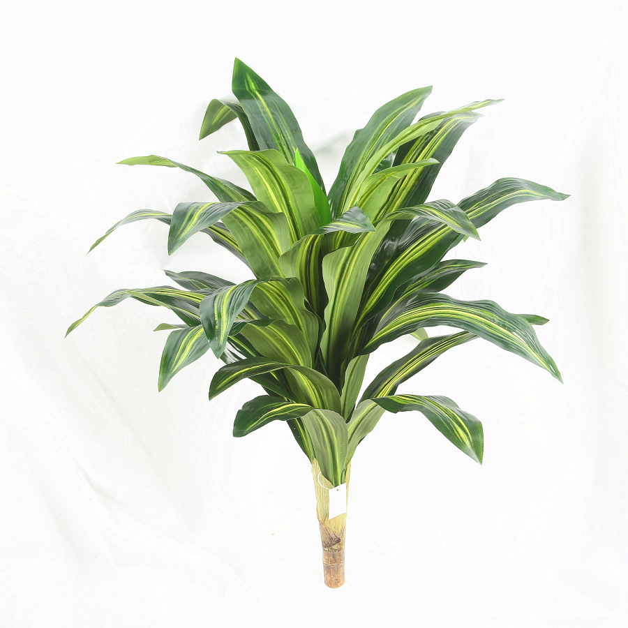 巴西木 2色热带仿真植物树绿植假花假树盆栽工程装饰墙面