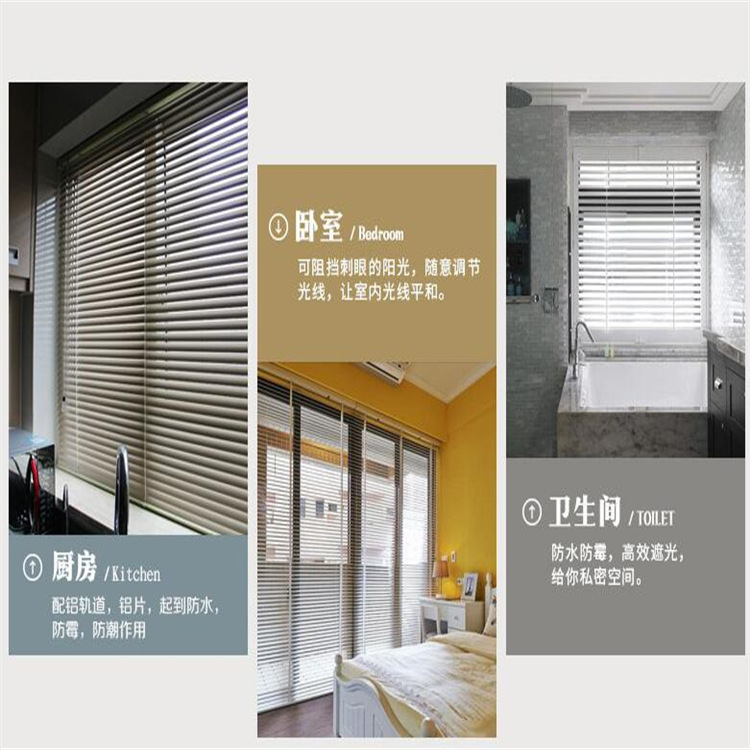 Curtain Factory Wholesale Pull Bead Style Roller Shutter Office Shading Shutter Engineering Electric Hand Pull Sunshade