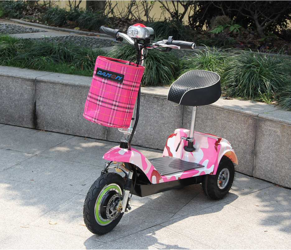 小海豚电动三轮车便携迷你型折叠男女士自行车成人电瓶车厂家直销