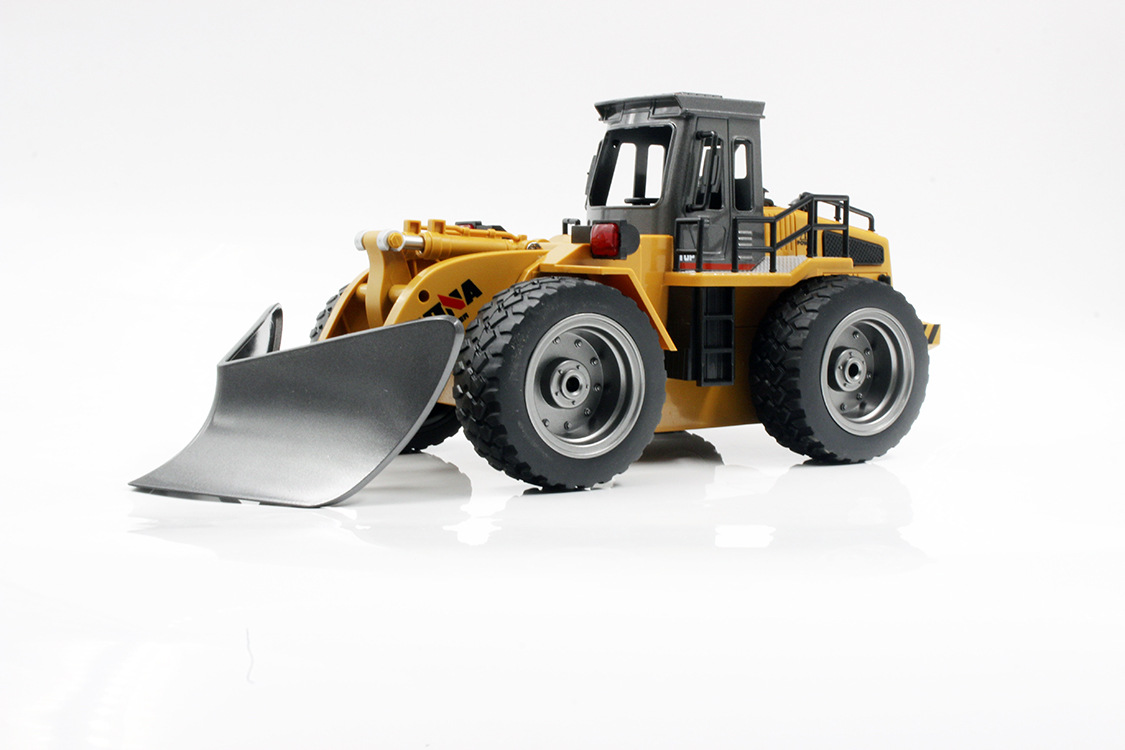 汇纳1586 1:18 遥控合金铲雪车 遥控车玩具 高仿真工程车