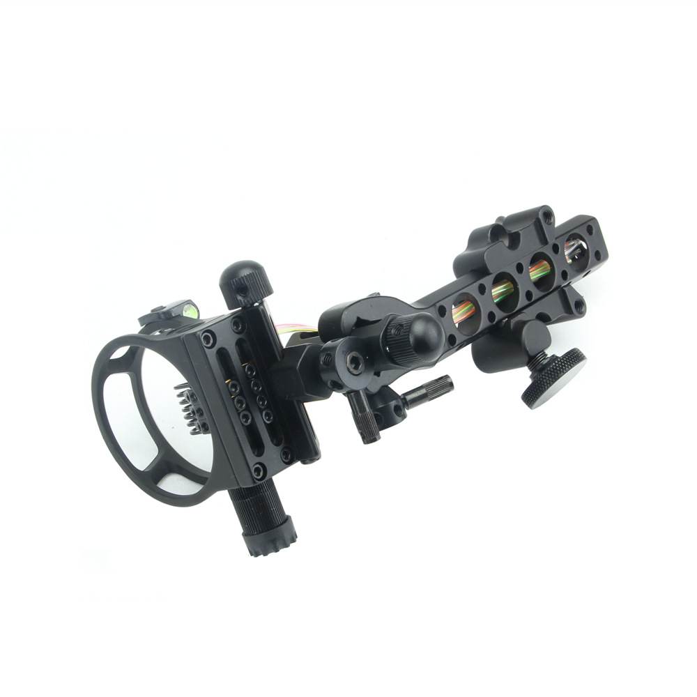 弓箭器材复合五针瞄射箭用品tp7550长杆微调瞄准器竞技打猎瞄准镜