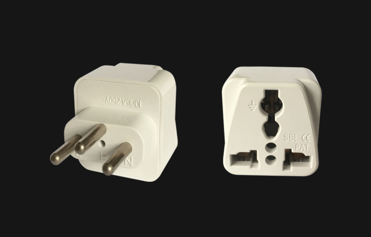 瑞士标转换插头 瑞士插头 嵌入式三圆 欧规欧标欧式欧洲旅游插头