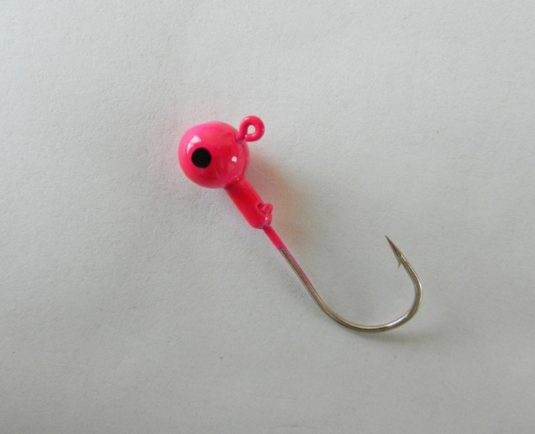 路亚饵多色铅头钩 3.5克 5克13克散装鱼钩 路亚软饵钩 渔钩