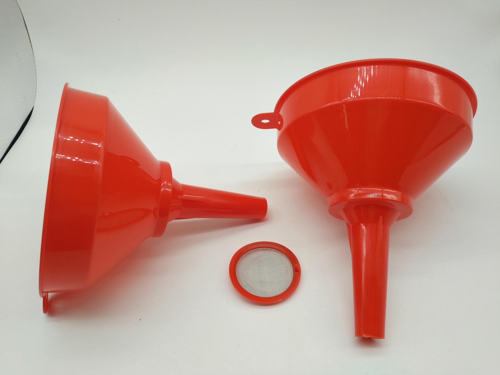 红色塑料漏斗直径16cm过滤液体专用大漏斗