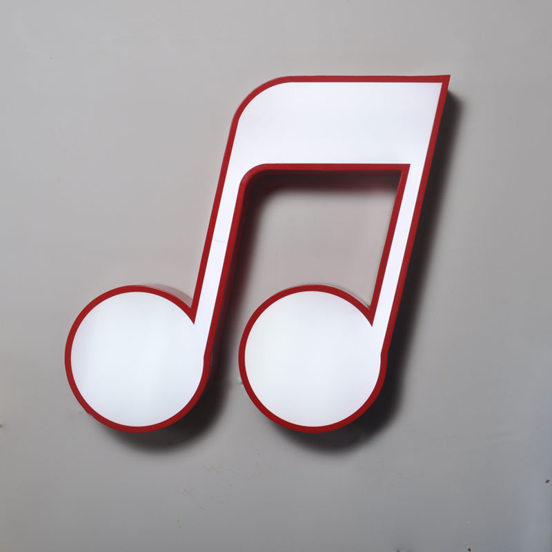 幼儿园定制彩色音符吸顶灯早教中心个性创意灯具灯饰现代简约厂家