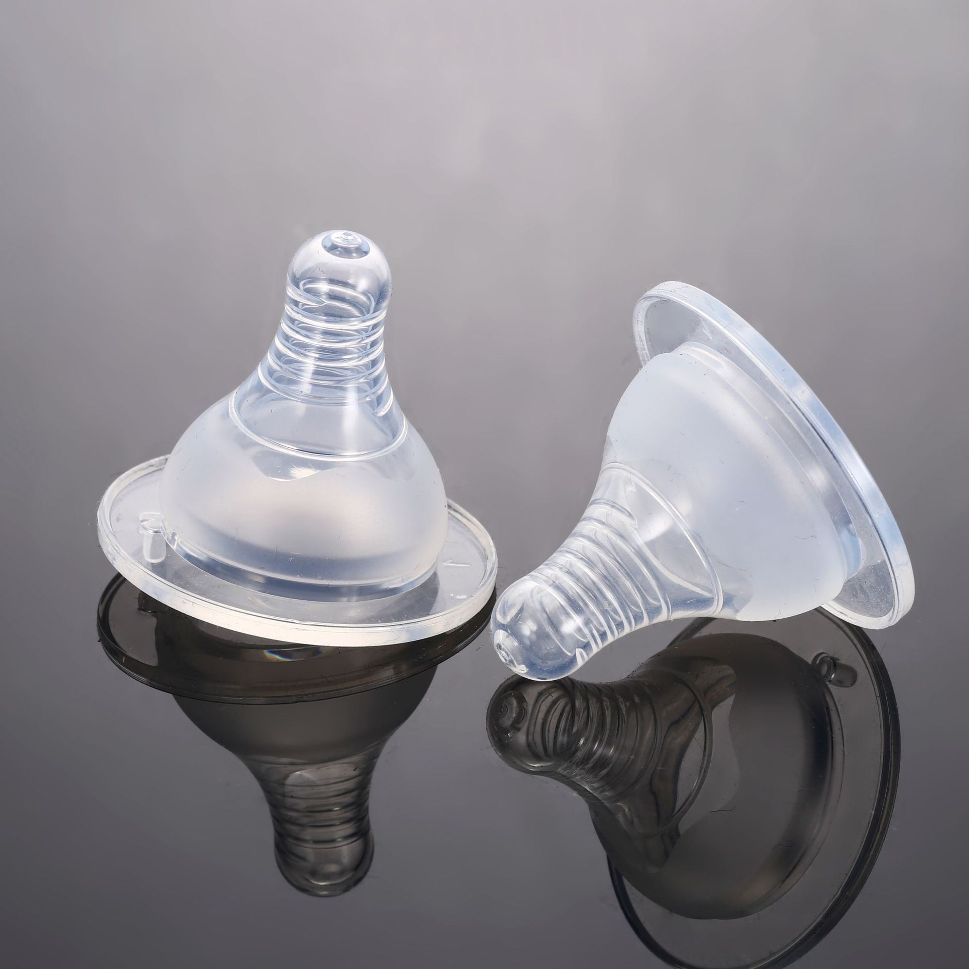 硅胶奶嘴磨砂可配各种宽口奶瓶 婴儿奶嘴硅胶螺旋奶嘴厂家批发