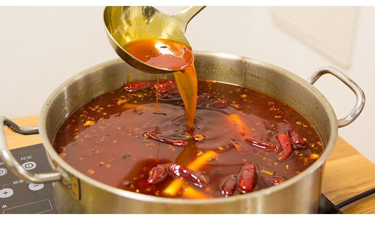 清油火锅底料特辣500g*30袋四川串串香麻辣烫底料批发